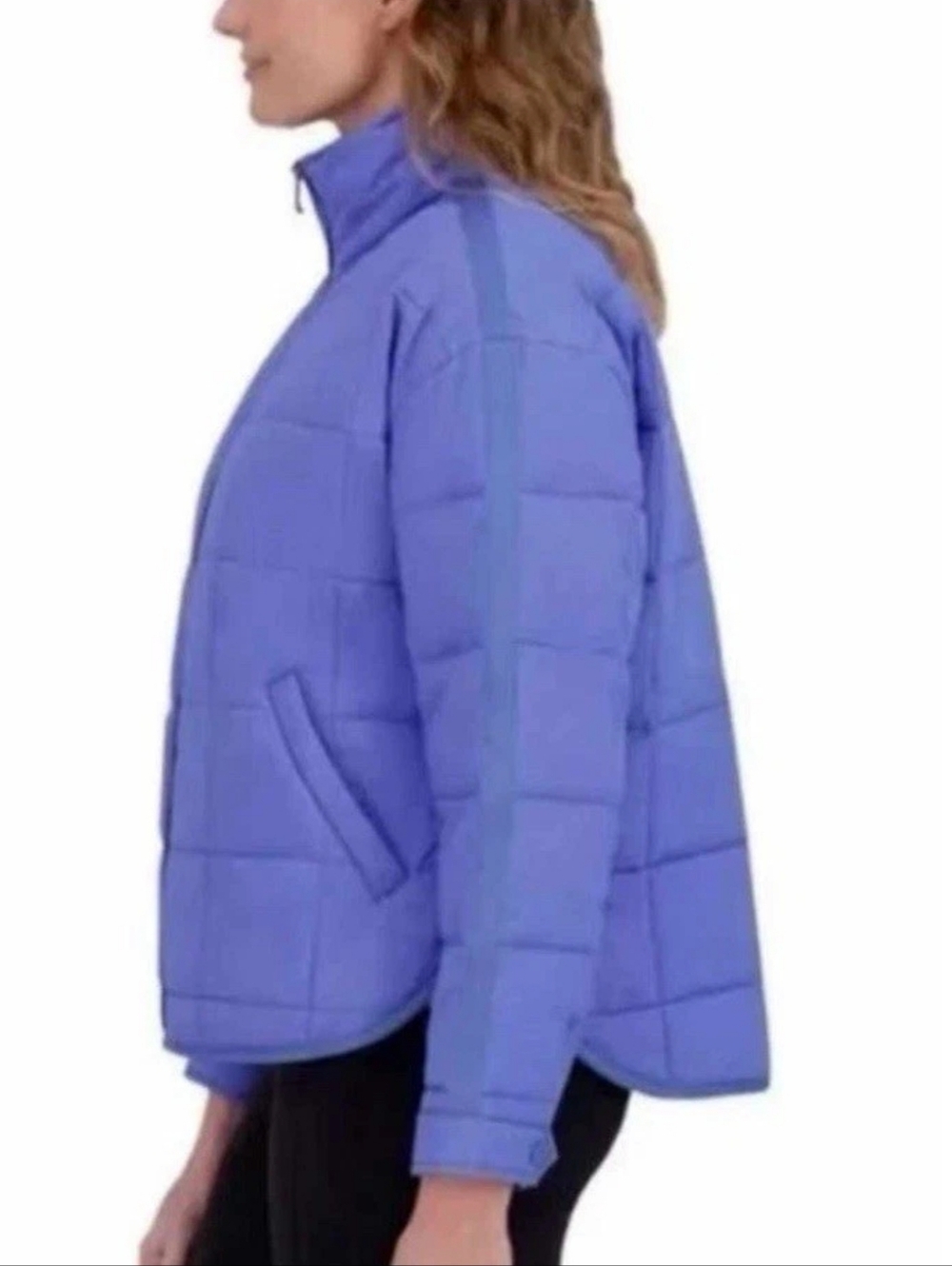 Roxy Lavender Quilted Puffer Jacket New Size Large. - Picture 4 of 5